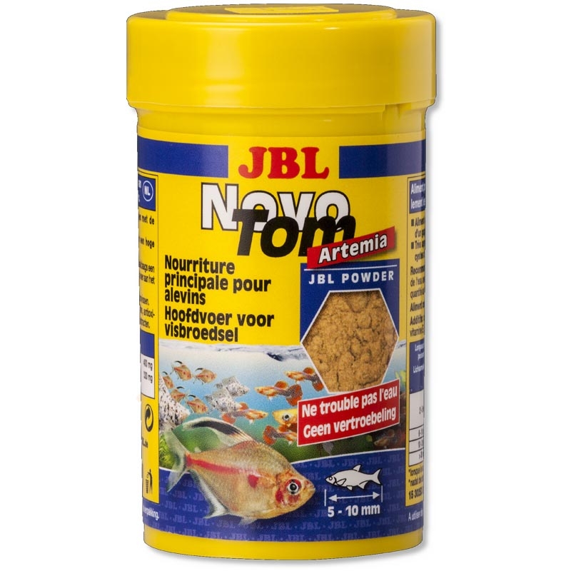 JBL NovoTom Artemia - 100ml/60 g Mangime in polvere per avannotti