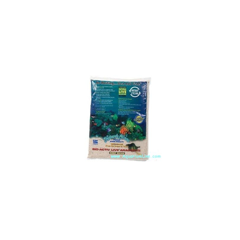 Bio Active Live Aragonite Natural White 9,07Kg- Substrato Vivo Marino Direttamente Dall'oceano granulometria 0,1-0,5mm - Rif #0