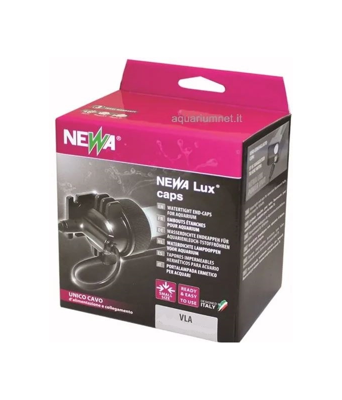 Newa Lux Caps VLA 36-58 Portalampada T8 - Compatibile Con Tubi T8 Da 36 A 58Watt