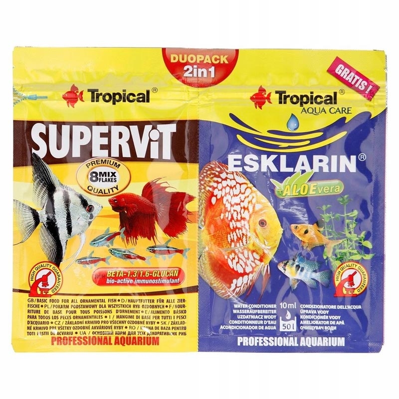 Tropical Duopack 2in1 Supervit (12gr) + Esklarin (10ml) GRATIS