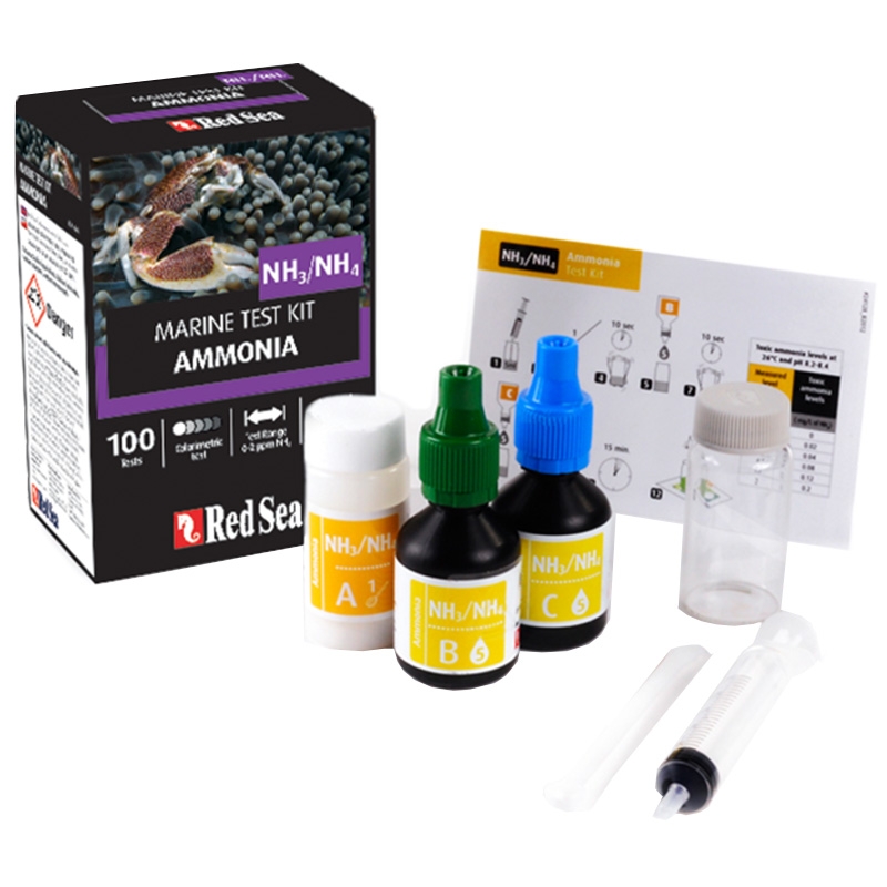 Red Sea MCP Ammonia Test Kit - Test NH3/NH4