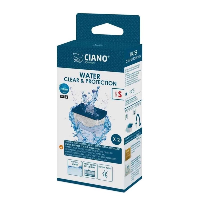 Ciano Water Clear Size S - Ricambio Cartuccia per Filtri CF40