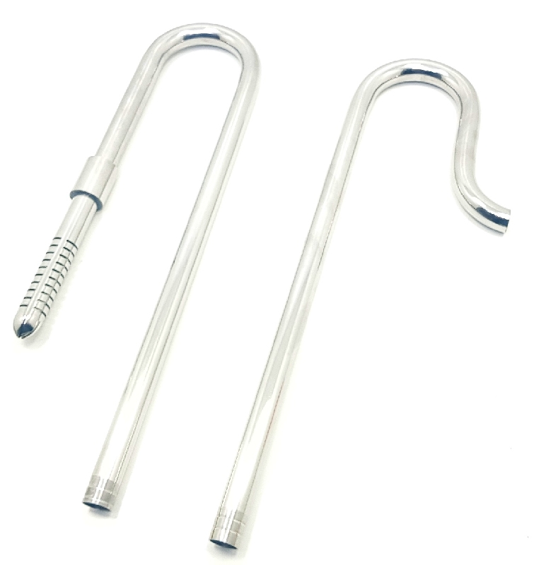 Whimar Stainless In-Out Maintenance Set 16/22 - Set di mandata e aspirazione in acciaio inox per tubi 16/22