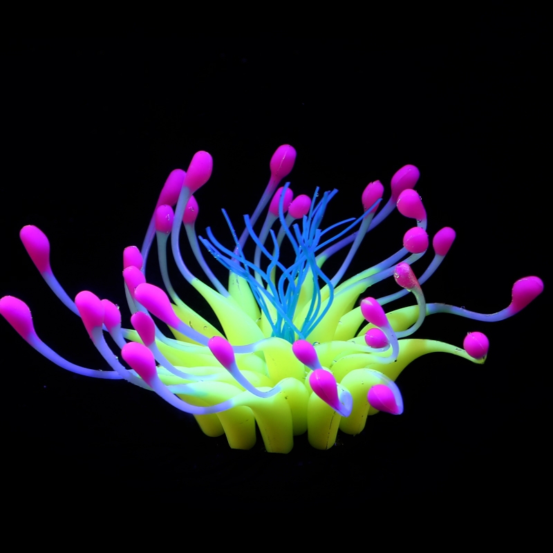 AQL Decor Fluo modello 18Y cm15x15x6h - decorazione in silicone fluorescente