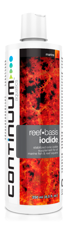 Continuum Aquatics Reef Basis Iodide 250ml - integratore concentrato di iodio ionico per acquari marini