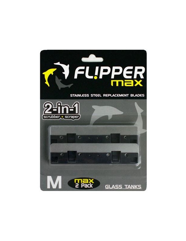 Flipper ricambio lamette in acciaio per Max Scraper - 2pz