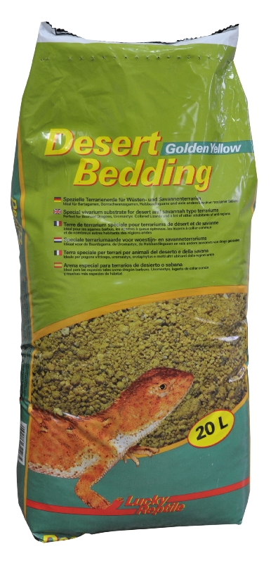 Lucky Reptile Desert Bedding "Golden Yellow" 7L - substrato giallo per terrari deserticoli