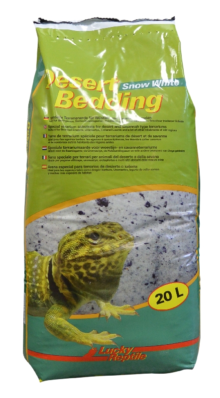 ARTICOLO DANNEGGIATO Lucky Reptile Desert Bedding Snow White 20L