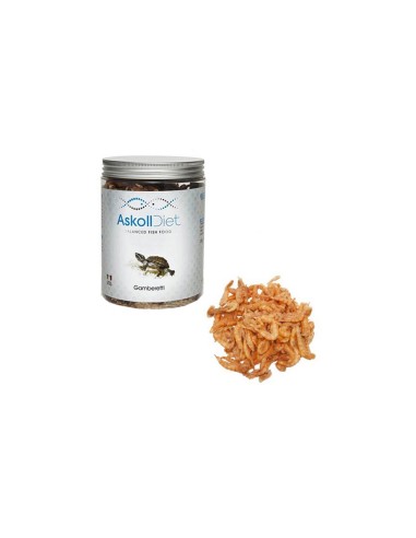 Askoll Diet Gamberetti 1000ml/130gr - Alimento naturale per tartarughe