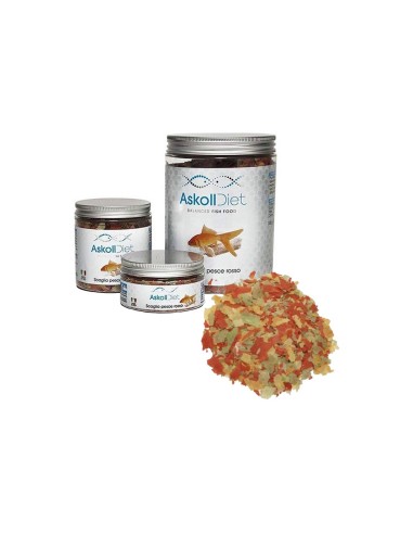 Askoll Diet Scaglia Pesce Rosso - Alimento in Fiocchi per Pesci d' Acqua Fredda