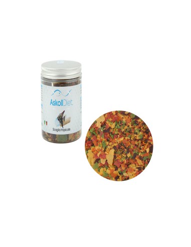 Askoll Diet Scaglia Tropicale - Alimento completo per tutti i pesci ornamentali di acqua dolce