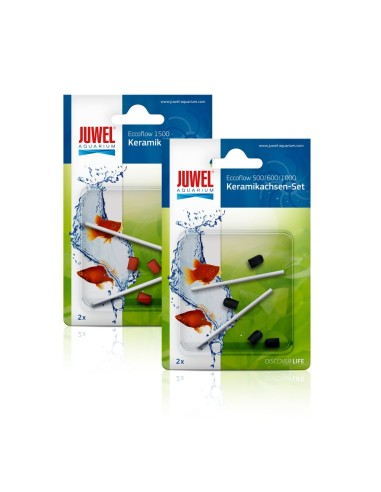 Juwel Ricambio Set Alberini per pompe Eccoflow 500/600/1000 - pezzi per confezione 2 alberini e 4 gommini