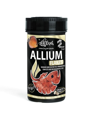 Haquoss Allium Flakes 250ml - mangime in fiocchi per con aggiunta di aglio