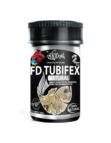 Haquoss FD Tubifex 100ml - tubifex liofilizzati in cubetti