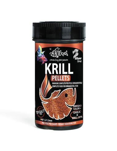 Haquoss Krill Pellets 250ml - Krill in granuli affondanti per dolce e marino