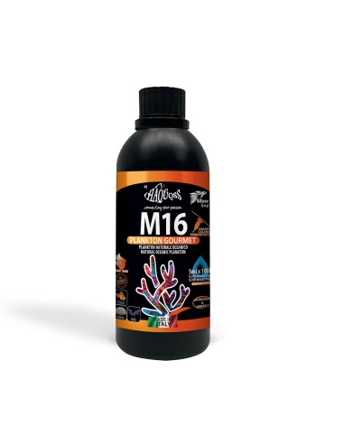 Haquoss M16 Plankton Gourmet 250ml - Plankton naturale oceanico per coralli