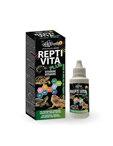 Haquoss ReptiVita Plus 55ml - Vitamine per rettili e tartarughe