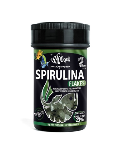 Haquoss Spirulina Flakes - mangime vegetale in fiocchi