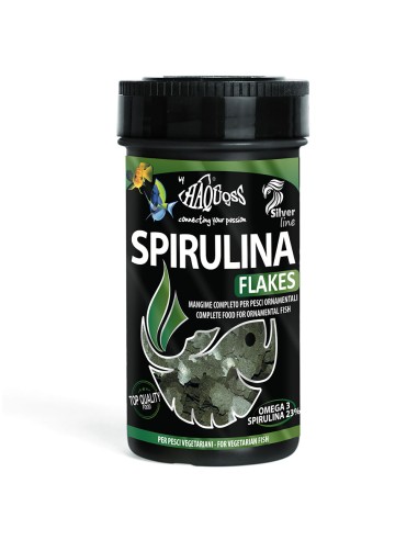 Haquoss Spirulina Flakes - mangime vegetale in fiocchi