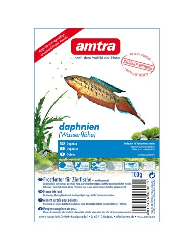 Amtra Dafnia Congelati in Cubetti Blister singolo da 100gr