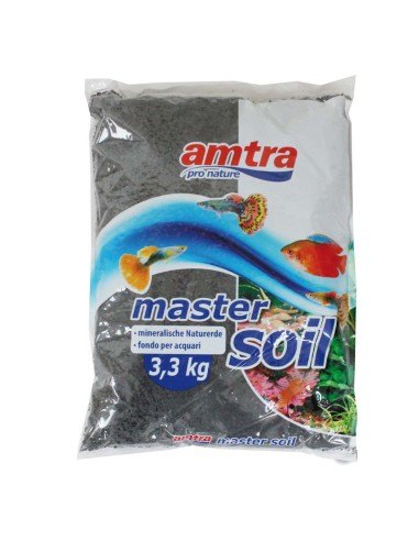 Amtra Master Soil Black 3,3kg - substrato fertile per acquari d' acqua dolce