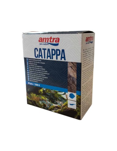 Amtra Pro Nature Catappa Leaves Confezione da 30 pezzi Utile per 2000 Litri