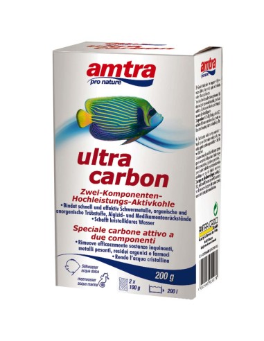 Amtra Ultra Carbon - carbone attivo bicomponente per acqua dolce e marina