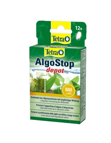 Tetra AlgoStop Depot 12 Compresse - Con Princio Attivo Anti Alghe a Lento rilascio