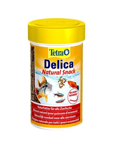 Tetra Delica Bloodwoorms 100ml - chironomus liofilizzato