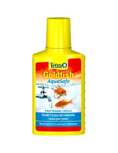 Tetra Goldfish Aquasafe - biocondizionatore per pesci d' acqua fredda