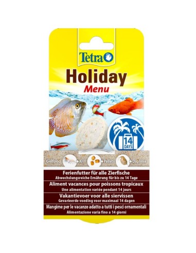 Tetra Holiday Menu 30gr - tris di mangimi per le vacanze