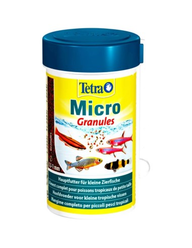 Tetra Micro Granules 100ml - alimento in granuli 0,3-1,0mm per tutti i pesci di piccole dimensioni