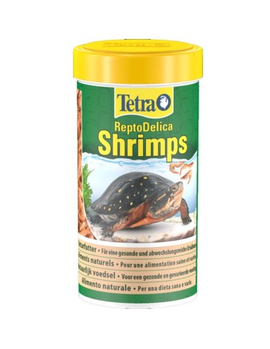 Tetra ReptoDelica Shrimps 250ml - Ghiottoneria a base di gamberetti per tutte le tartatughe d'acqua