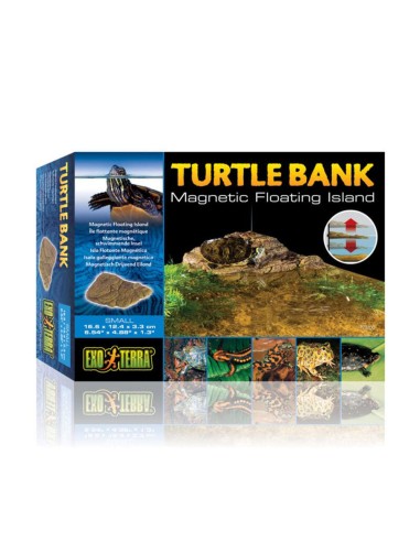 Exoterra PT-3800 Turtle Bank Small - Isola Galleggiante Piccola Misure cm 16.6 x 12.4 x 3.3