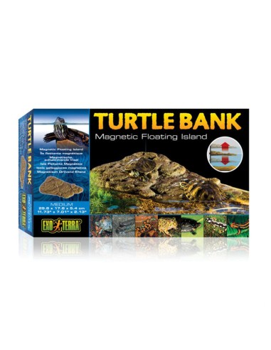 Exoterra PT-3801 Turtle Bank Medium - Isola Galleggiante Media Misure cm 29.8 x 17.8 x 5.4