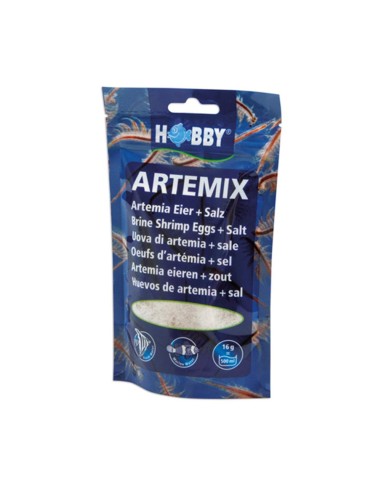 Hobby 21100 - Artemix 195gr- Uova di Artemia Salina + Sale per la Schiusa