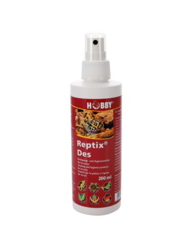 Hobby Reptix Desinfect 200ml - Spray Disinfettante per Rettili