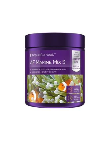 Aquaforest AF Marine Mix S 1mm 120gr - Granuli Affondanti per Pesci Marini