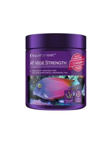 Aquaforest AF Vege Strength 1,5mm 100gr - Pellet Affondanti ad Alto Contenuto di Alghe e Vitamine