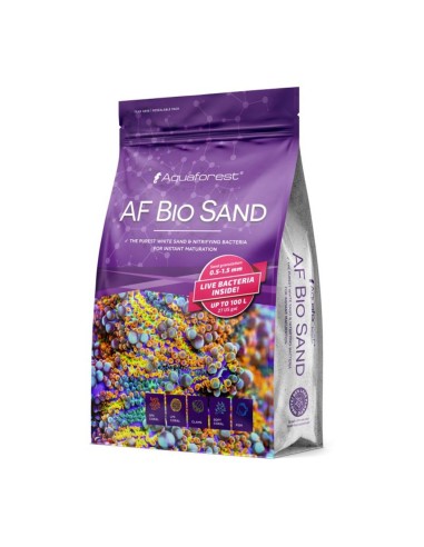 Aquaforest Bio Sand sacco da 7,5kg - substrato per marino con ceppi batterici