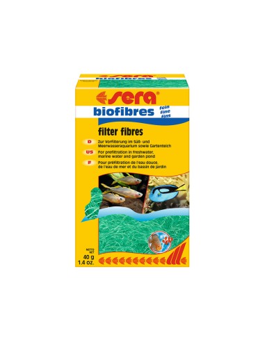 Sera Biofibres Fine - Lana Filtrante Verde - 40gr