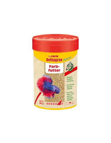 Sera Nature Bettagran 100ml/44gr - Mangime Base Completo Per Betta Splendens