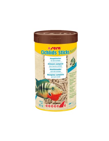 Sera Nature Cichlid Sticks - Mangime completo per Ciclidi grandi