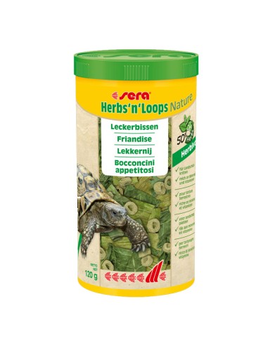 Sera Nature Herbs'n Loops 1000ml - mix di erbe per tartarughe terrestri