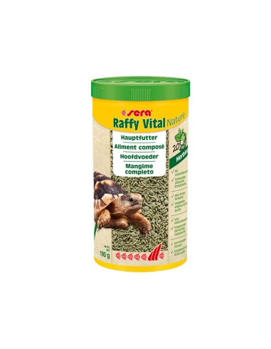 Sera Nature Raffy Vital - Alimento a Base Vegetale per Tartarughe Terresti ed Altri Rettili