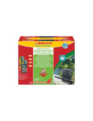 Sera Pond Super Carbon 2kg - Carbone Attivo Per Laghetti