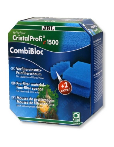 JBL CombiBloc e1500/1501/1901 - ricambio spugne filtranti blu per filtri CristalProfi