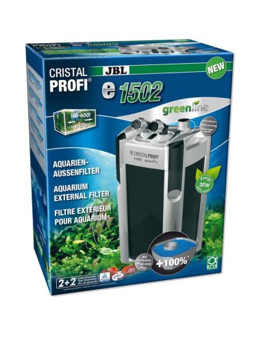 JBL Cristal Profi E Green Line - Filtro Esterno per Acquari Fino a 120 Litri