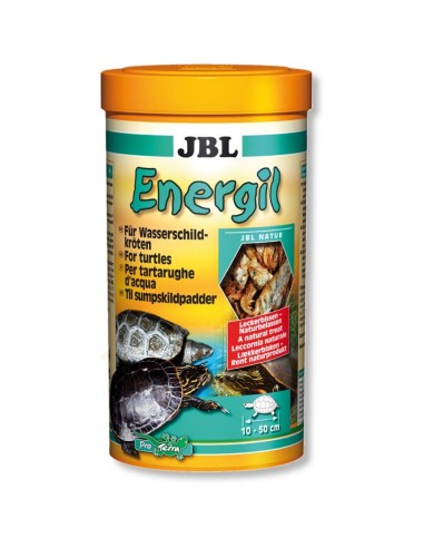 JBL Energil 1000ml peso 170gr- Alimento per Tartarughe a Base di Pesci e Granchi Essiccati