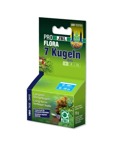 JBL ProFlora 7 Kugeln Balls 70gr - Nutrimento per le radici delle piante acquatiche